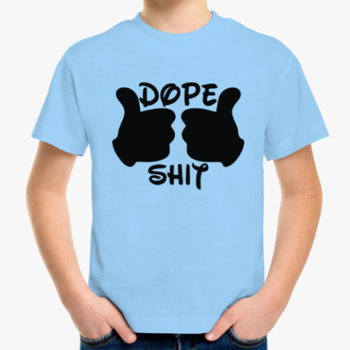 Детская футболка Dope Shit