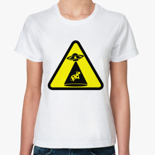 Классическая футболка  футболка UFO COW