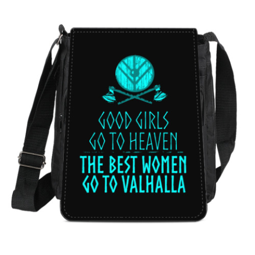 Сумка-планшет The best women go to Valhalla