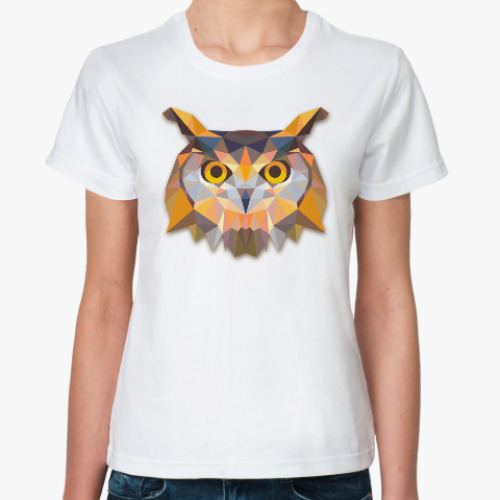 Классическая футболка Призма сова