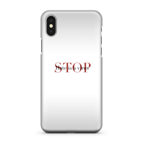 Чехол для iPhone X Stop Hate