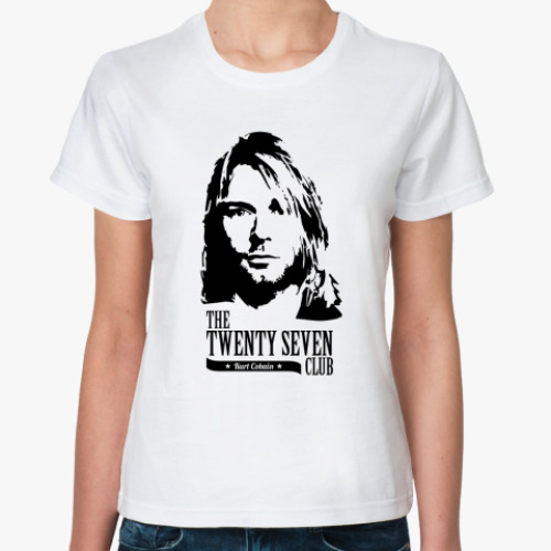 Классическая футболка 27 Club Cobain