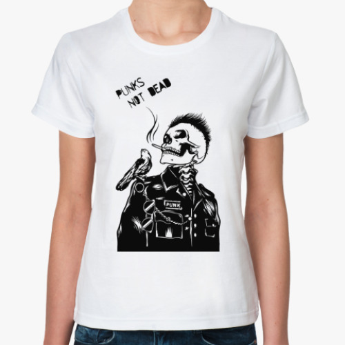 Классическая футболка Punks not Dead