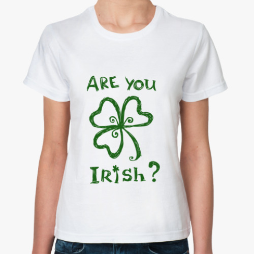 Классическая футболка Are you Irish?