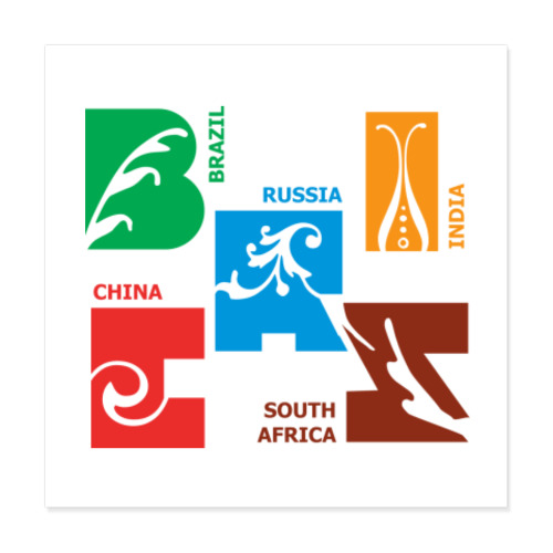 Виниловые наклейки БРИКС (BRICS)