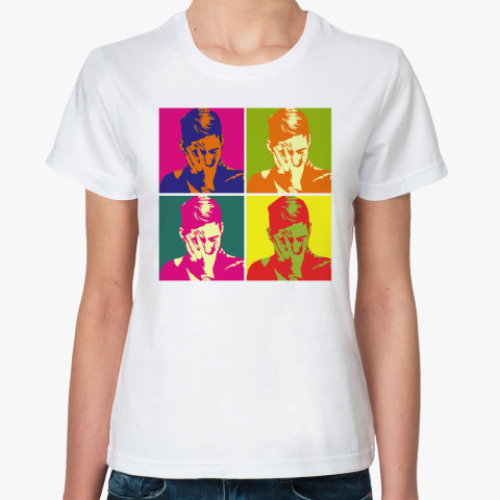 Классическая футболка Kaiser Chiefs - Warhol white edition