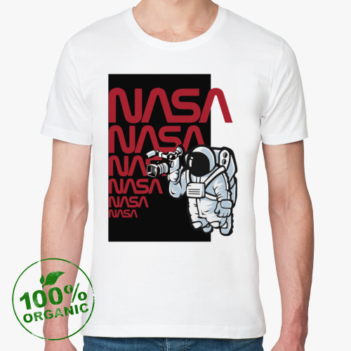 Футболка из органик-хлопка NASA (НАСА)