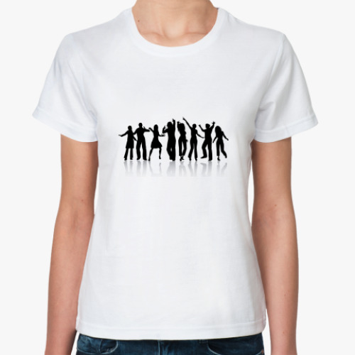 Классическая футболка Танцующие люди