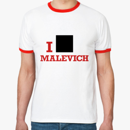 Футболка Ringer-T  Malevich