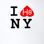 'I H8 NY!'