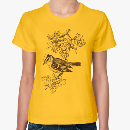 Женская футболка Bird Птица