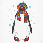Новогодний пингвин в шапке