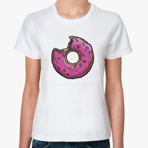 Классическая футболка Пончик