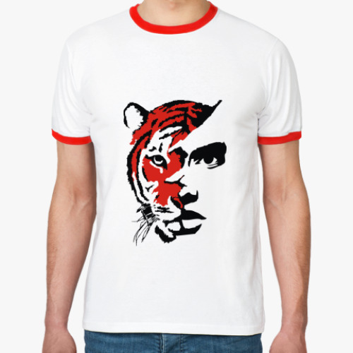 Футболка Ringer-T Красный тигр