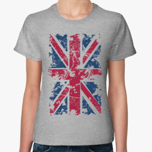 Женская футболка Флаг UK