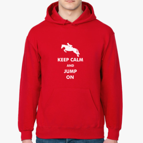 Толстовка худи Конный спорт - Jump On!