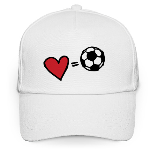 Кепка бейсболка love equals football