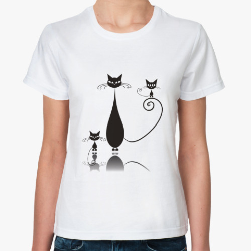 Классическая футболка 'Cats'