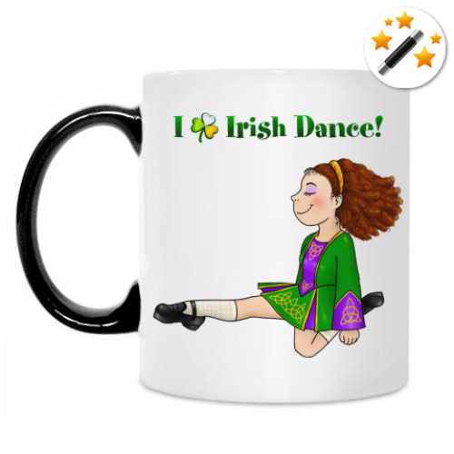 Кружка-хамелеон Irish dance