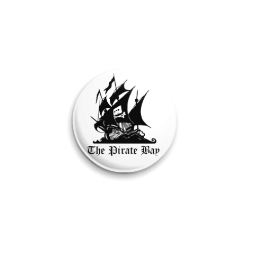 Значок 25мм  The Pirate Bay