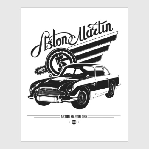 Постер Aston Martin DB5