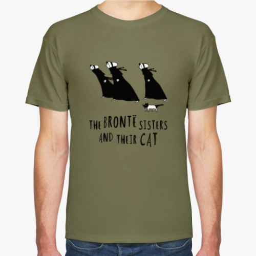 Футболка The Bronte Sisters and their cat