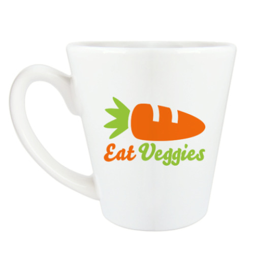 Чашка Латте Eat Veggies