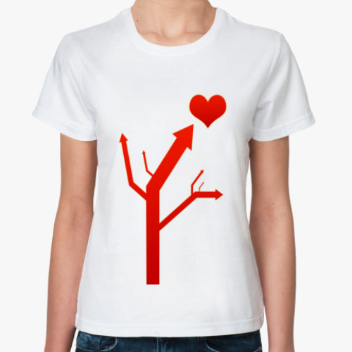 Классическая футболка 'Heart'
