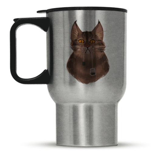 Кружка-термос Чайный кот
