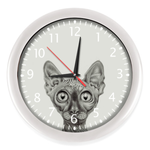 Настенные часы Кот