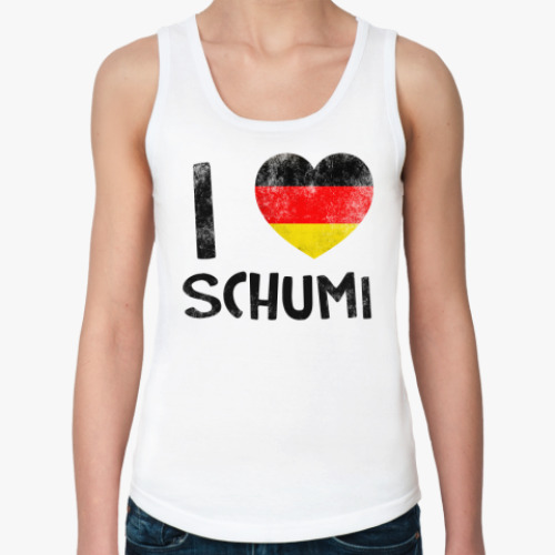 Женская майка I LOVE SCHUMI