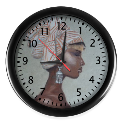 Настенные часы Африканка
