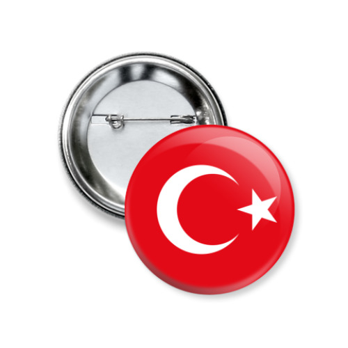 Значок 37мм Турция, Turkey