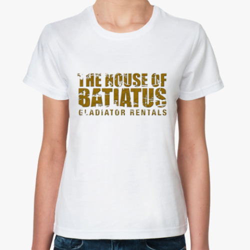 Классическая футболка The house of Batiatus