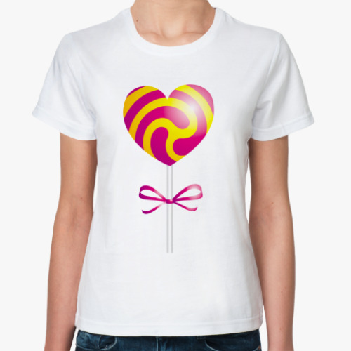 Классическая футболка  Сердце