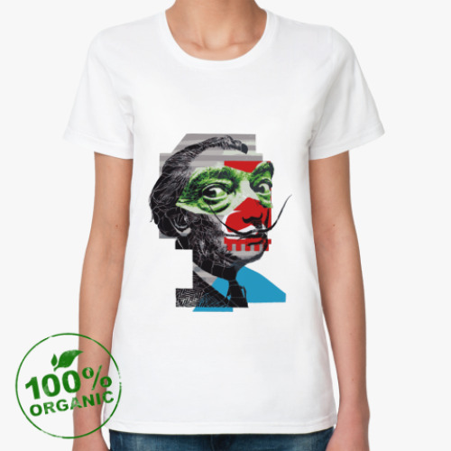 Женская футболка из органик-хлопка  Сальвадор Дали