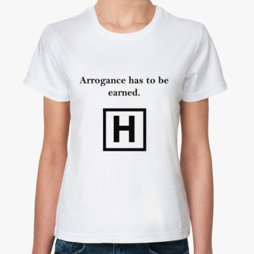 Классическая футболка Arrogance