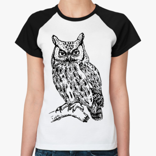 Женская футболка реглан OWL