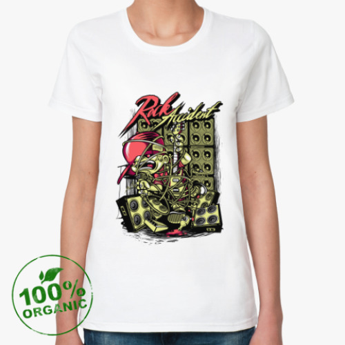 Женская футболка из органик-хлопка Рок