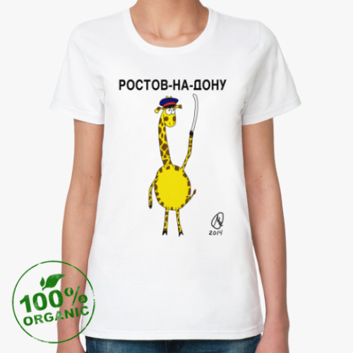 Женская футболка из органик-хлопка Ростов-на-Дону