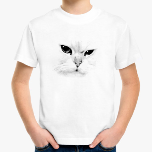 Детская футболка Детская футболка White Cat