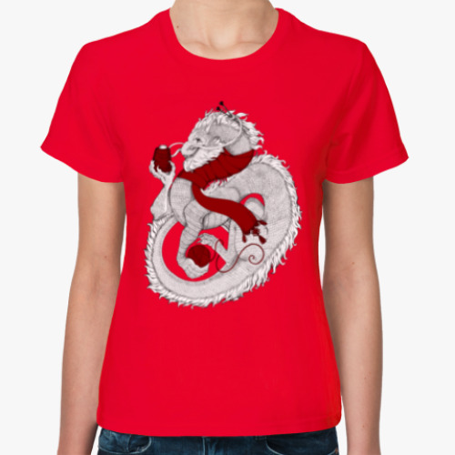 Женская футболка Восточный дракон