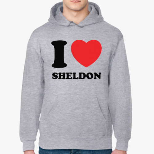Толстовка худи I Love Sheldon