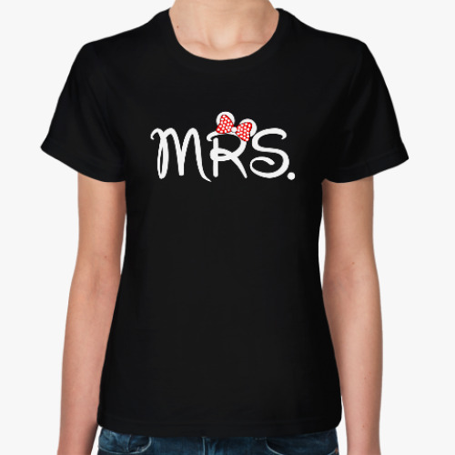 Женская футболка Mr. & Mrs.