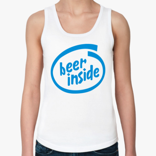 Женская майка Beer inside