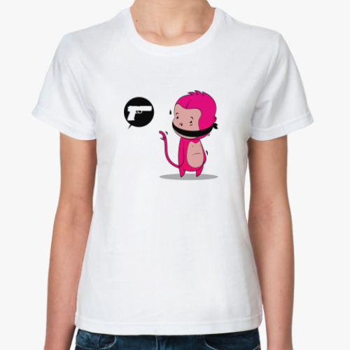 Классическая футболка Pinky terror