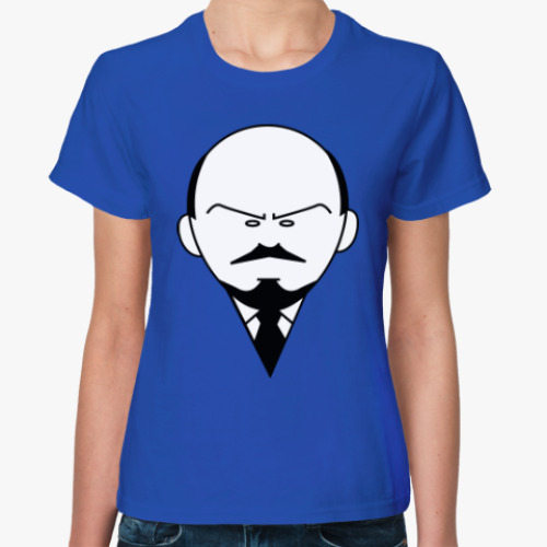 Женская футболка Ленин