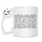 Кружка с футбольным мячиком
