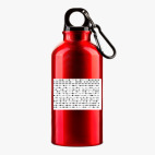 Металлическая бутылка 400 мл UV-DTF