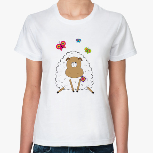 Классическая футболка   Sheep